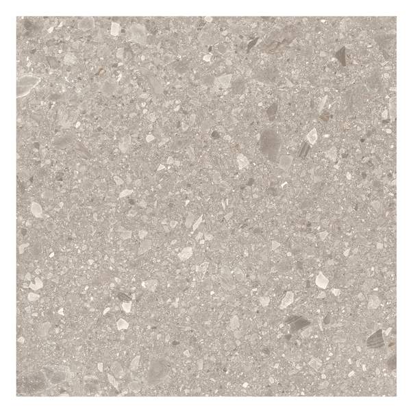 Porcelanato Pedra Acetinado Borda Reta Interno 90x90cm Caminho Cinza Portinari