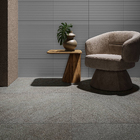 Porcelanato Pedra Acetinado Borda Reta Interno 90x90cm Cite Ita Thome Gris Eliane