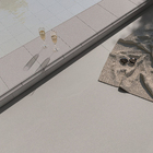 Porcelanato Pedra Acetinado Borda Reta Externo 90x90cm Khali Off White Eliane