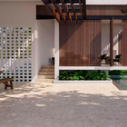 Porcelanato Pedra Acetinado Borda Reta Externo 90x90cm Nicolau Castano Biancogres