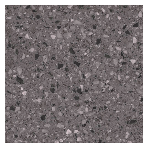 Porcelanato Pedra Acetinado Borda Reta Interno 90x90cm Samba Rock Graphite Portobello