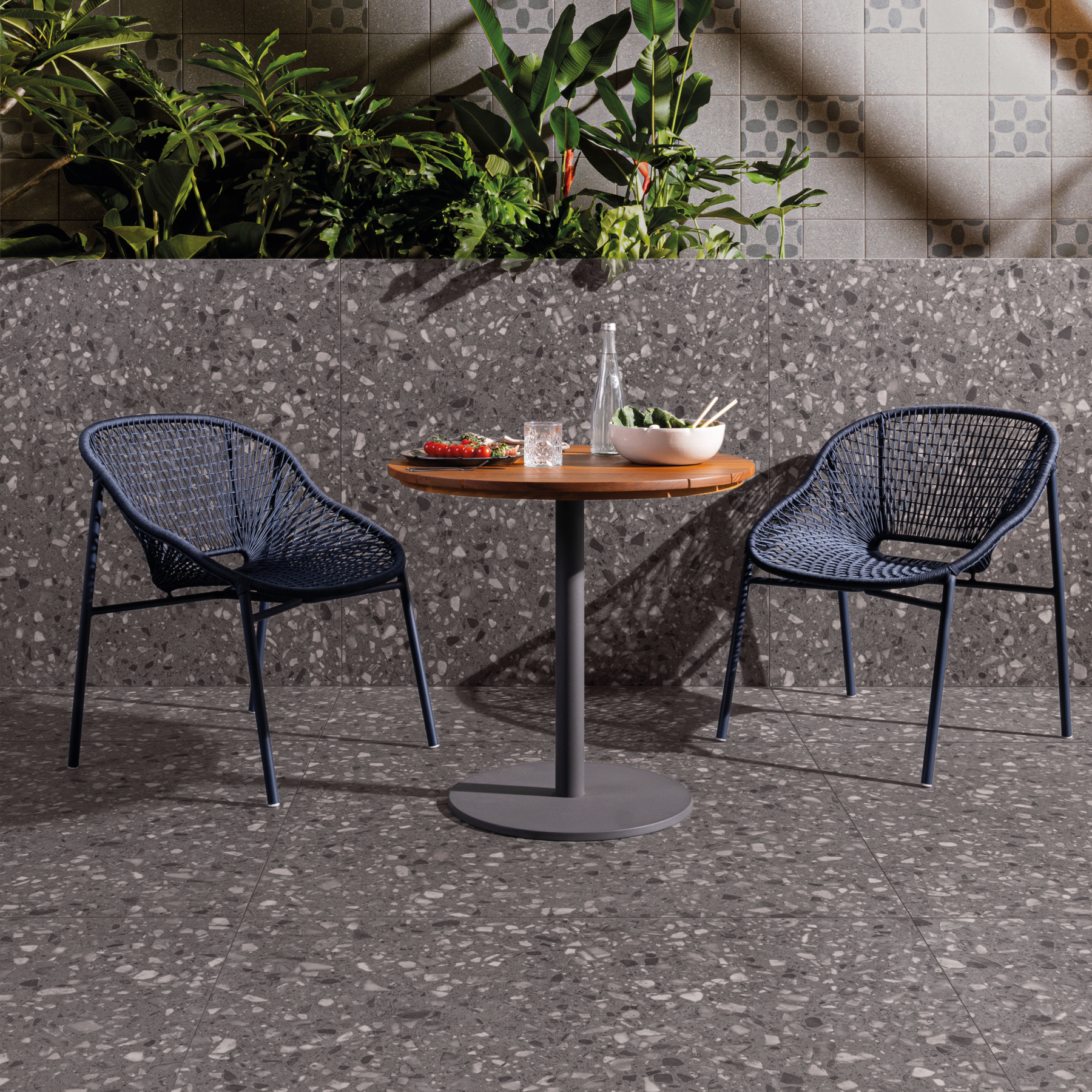 Porcelanato Granilite Fosco Externo Borda Reta 120x120cm Samba