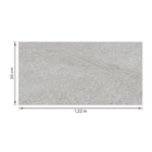 Porcelanato Pedra Fosco Externo Borda Reta 20x122cm 70654 Embramaco