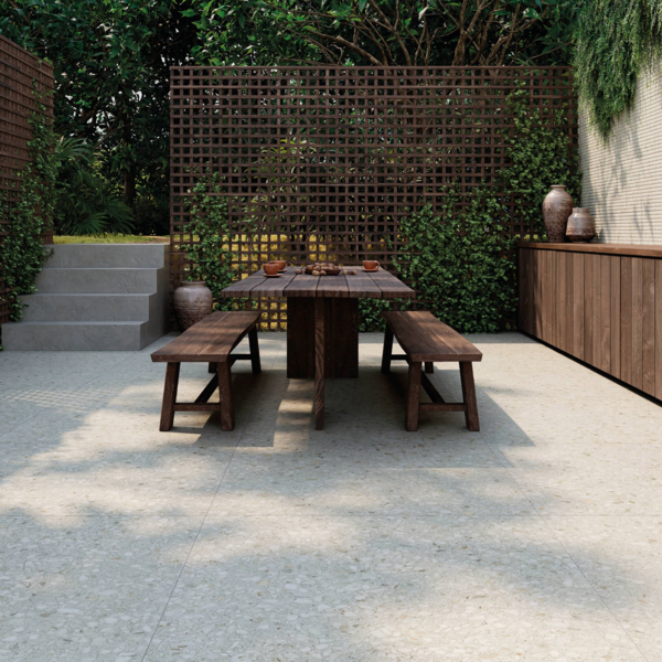 Porcelanato Granilite Fosco Externo Borda Reta 90x90cm Samba Rock