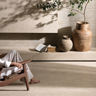 Porcelanato Pedra Acetinado Natural Borda Reta Interno 120x120cm Vena Roma Crema Portobello