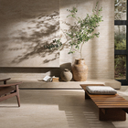 Porcelanato Pedra Acetinado Natural Borda Reta Interno 120x120cm Vena Roma Crema Portobello