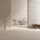 Porcelanato Pedra Acetinado Natural Borda Reta Interno 90x90cm Vena Roma Crema Portobello