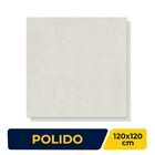 Porcelanato Polido 119.5x119.5cm Caixa 2,85m² Bege Micro Crys