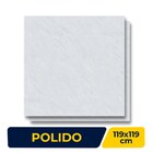 Porcelanato Polido 119x119 Caixa 2,83m² Gaudi Snow Retificado