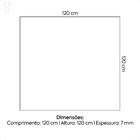 Porcelanato Polido 120x120cm Caixa 2,85m² Incepa Urbano Cinza