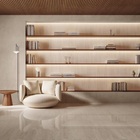 Porcelanato Pedra Polido Borda Reta Interno 120x120cm Stratum Arena Portobello