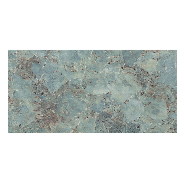 Porcelanato Marmorizado Polido Borda Reta Interno 60x120cm Amazonita Real Biancogres