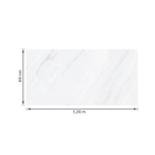 Porcelanato Marmorizado Polido Borda Reta Interno 60x120cm Frozen Biancogres