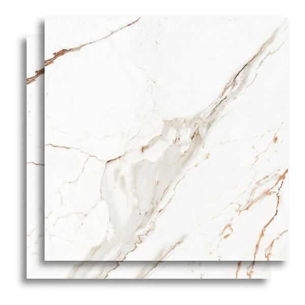 Porcelanato Polido 82x82cm Caixa 2,02m² Damme Capraia Retific