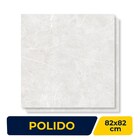 Porcelanato Polido 82x82cm Caixa 2,02m² Damme Onix Magdal Ice