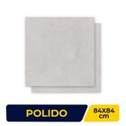 Porcelanato Polido 84x84cm Caixa 2,80m² Delta Barcelona Plata