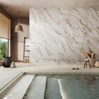 Porcelanato Marmorizado Polido Borda Reta Interno 90x180cm Marmo Perla Biancogres