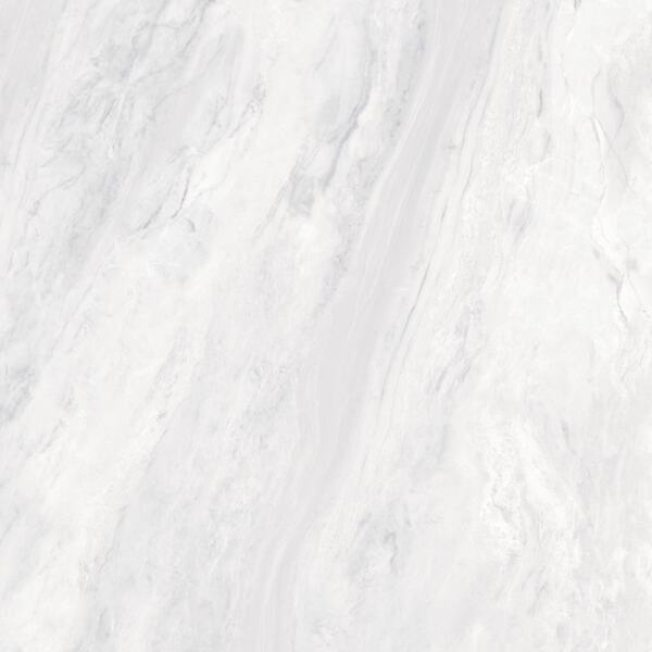 Porcelanato Polido 90x90cm Caixa 1,60m² Roca Ligth Marble Whi