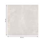Porcelanato Cimentício Polido Borda Reta Interno 94x94cm Pantheon Lux Cinza Embramaco