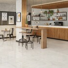 Porcelanato Mármore Polido Retificado Áreas Internas 120X120cm Mont Blanc Branco Portobello