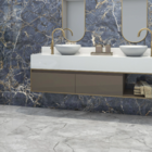 Porcelanato Marmorizado Polido Borda Reta Interno 60x120cm Maxiblue Elizabeth