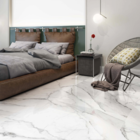 Porcelanato Marmorizado Polido Borda Reta Interno 71x71cm Calacatta Savane