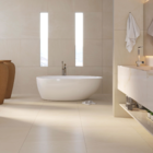 Porcelanato Cimentício Polido Borda Reta Interno 84x84cm Gobi Shell Eliane