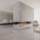 Porcelanato Marmorizado Polido Borda Reta Interno 90x90cm Gris Armani Biancogres