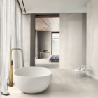 Porcelanato Marmorizado Polido Borda Reta Interno 90x90cm Mont Blanc Portobello