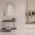 Porcelanato Pedra Polido Borda Reta Interno 90x90cm Stratum Griseo Portobello