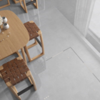 Porcelanato Cimentício Polido Borda Reta Interno 90x90cm Urban Cinza Savane