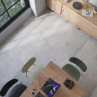 Porcelanato Marmorizado Polido Borda Reta Interno 91x91cm Kanali Artens