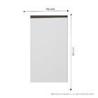 Porta 60cm Branca Spring