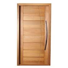 Porta  Frisada Em Arco Em Madeira Maciã§a Tauari Mapaf 92cm X