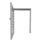 Porta Abrigo Alçapão Portinhola Aluminio Branco 60x60 - Linha