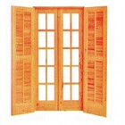 Porta Abrir A/a Reta - 4 Folhas - Angelim Medida Final (altur