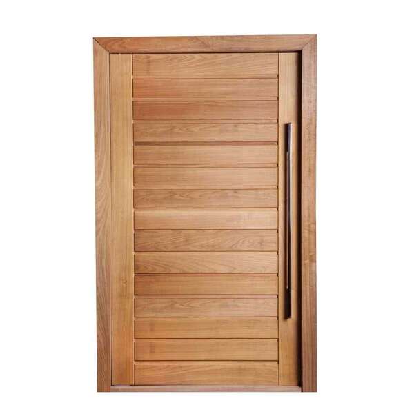 Porta Ad01 Em Madeira Maciça Tauari Mapaf 90cm X 210cm