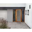 Porta Ad Com Vidro Montada Em Madeira Maciça Tauari Mapaf 82c