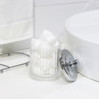 Porta Algodão Alston Prata Interdesign