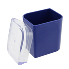 Porta Algodão Azul em Plástico Petala Martiplast