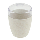 Porta Algodão Bege em Plástico Eco Martiplast