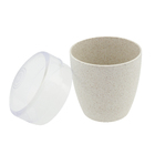 Porta Algodão Bege em Plástico Eco Martiplast