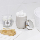 Porta Algodão Bege em Plástico New Belly OU