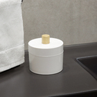 Porta Algodão Branco em Plástico Scandi Sensea