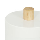 Porta Algodão Branco em Plástico Scandi Sensea