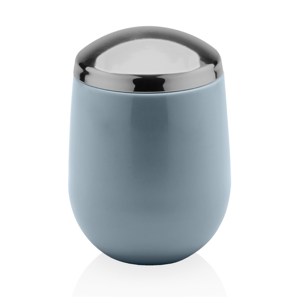 Porta Algodão Cotonete New Belly Cromo Azul Glacial Ou Pab721