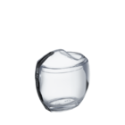 Porta-algodão/cotonetes - Spoom 10 8 X 10 6 X 8 5 Cm Cristal