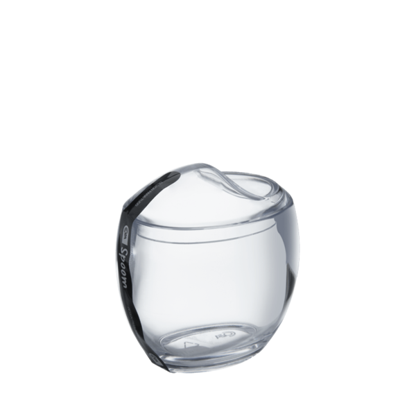 Porta-algodão/cotonetes - Spoom 10 8 X 10 6 X 8 5 Cm Cristal