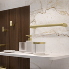 Porta Algodão de Bancada para Banheiro Vidro Transparente Gatsby Sensea