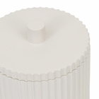 Porta Algodão de Bancada para Banheiro Resina Trench Glamour Sensea